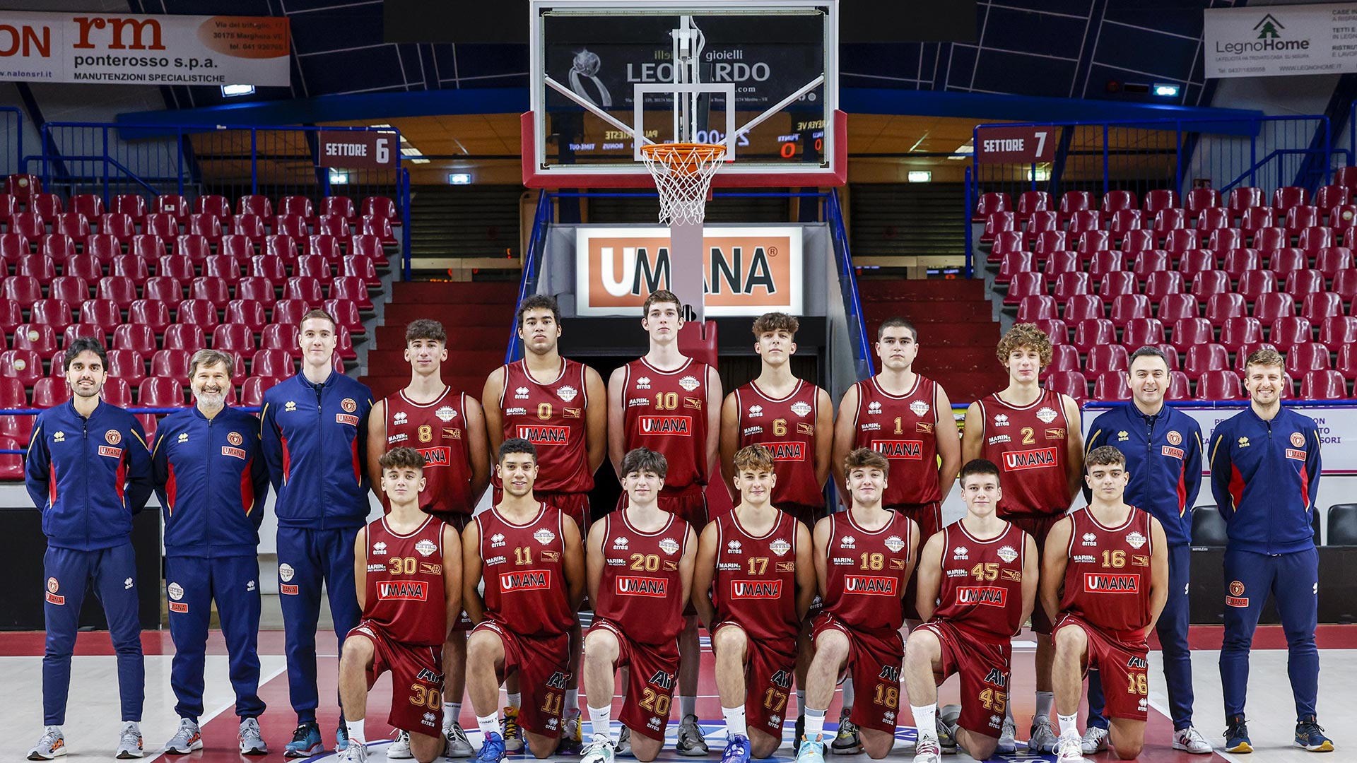 Roster Umana Reyer Venezia Under 19