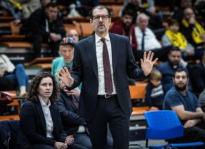 Coach Mazzon al termine di Elitzur Landco Ramla-Umana Reyer