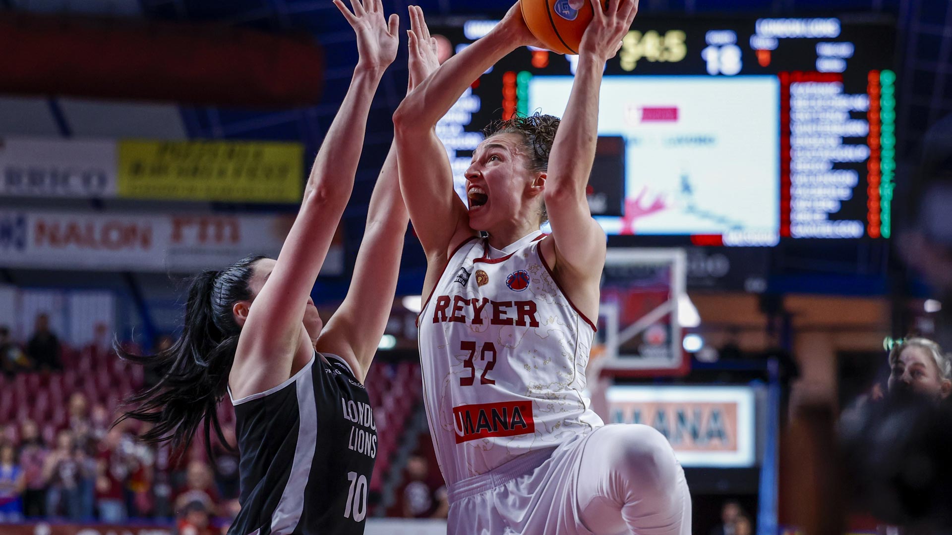 Gara 1 semifinale ECW: Umana Reyer - London Lions 68-69