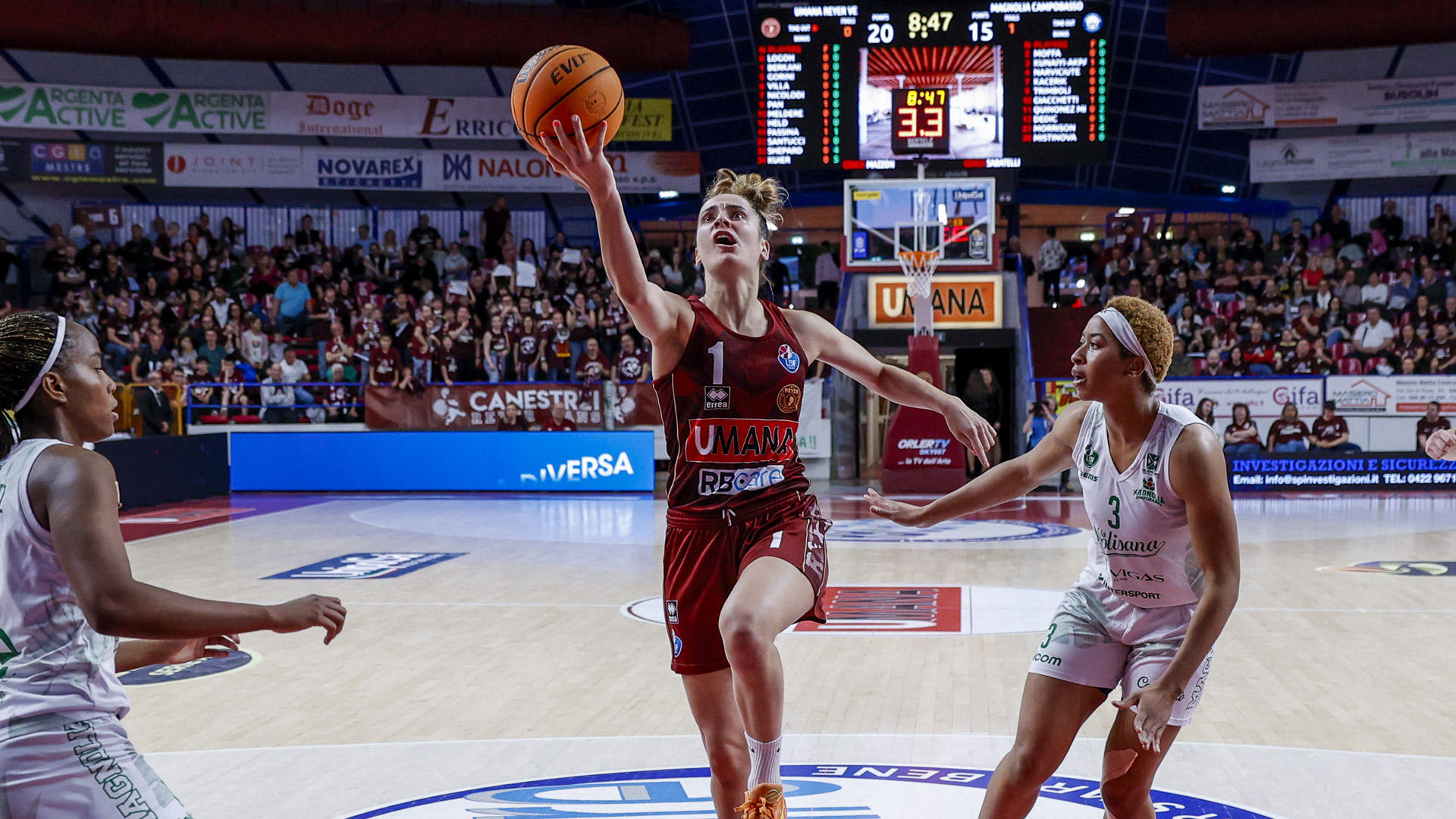 Gara 1 semifinale: Umana Reyer - La Molisana Magnolia Campobasso 82-63