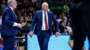 Spahija e Moretti dopo gara 1 Virtus - Reyer