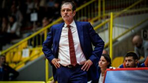 Il post partita di Coach Mazzon e Mavunga dopo la vittoria in semifinale di Supercoppa