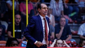 Coach Mazzon post finale di Supercoppa