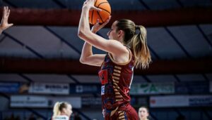 Coach Mazzon e Ivana Dojkic dopo la vittoria a Broni
