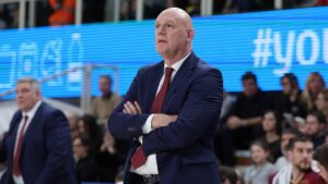 Coach Neven Spahija dopo la sconfitta a Trento